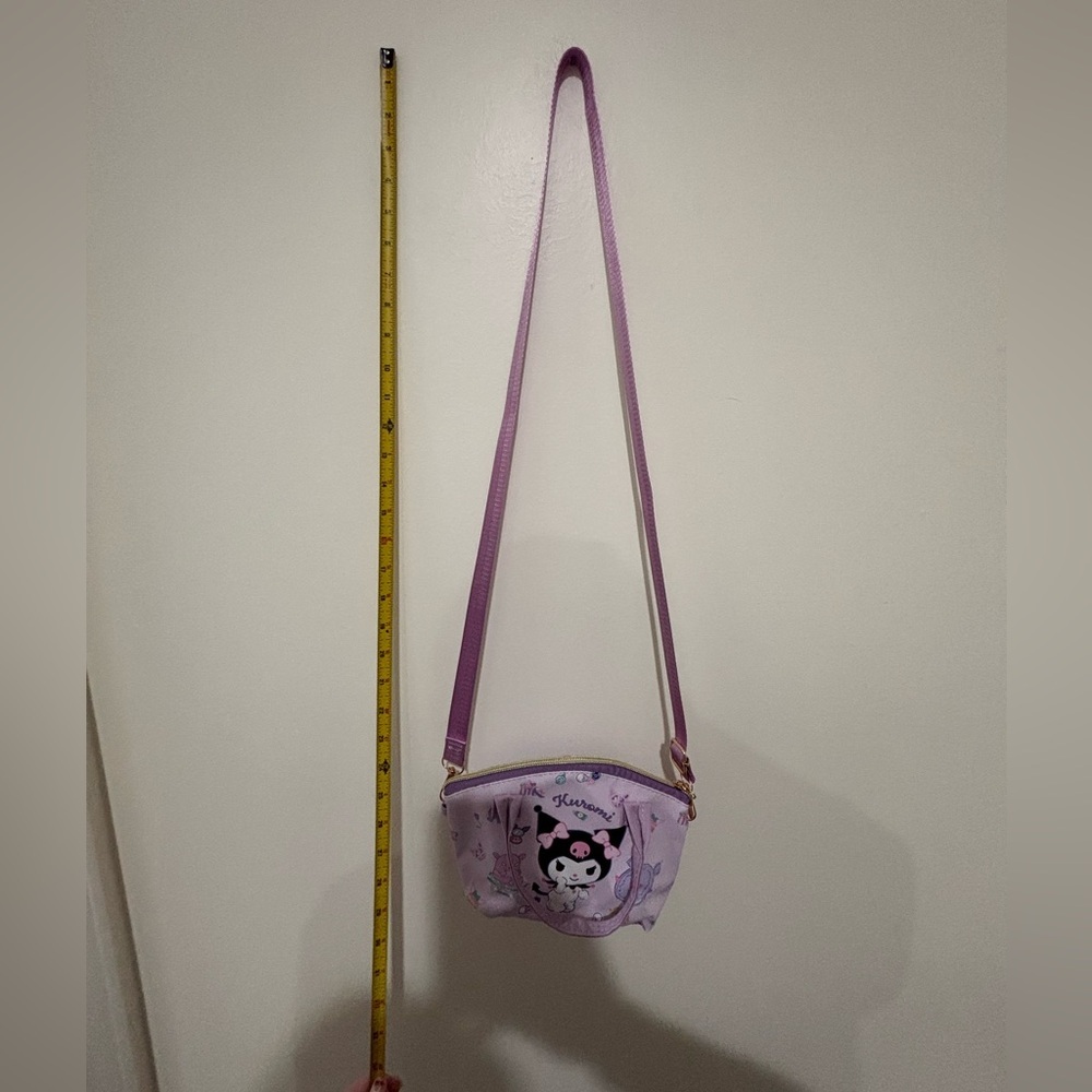 Kuromi Lavender Crossbody Bag - Women's Shoulder Purse - Picture 10 of 11